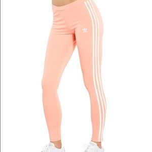 Pink adidas leggings